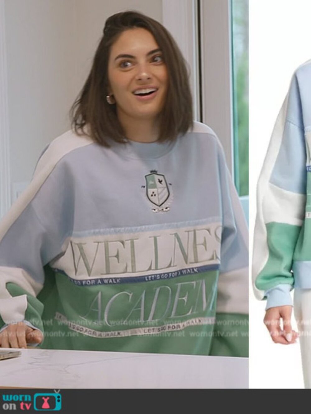 Yellow The Label Varsity Wellness Academy Sweatshirt – paige desorbo